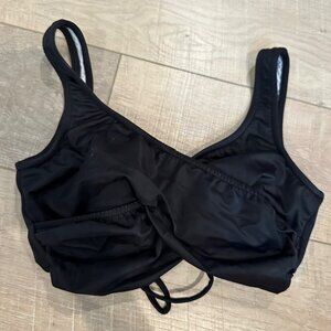 VENUS WOMENS BLACK BIKINI TOP SIZE SMALL